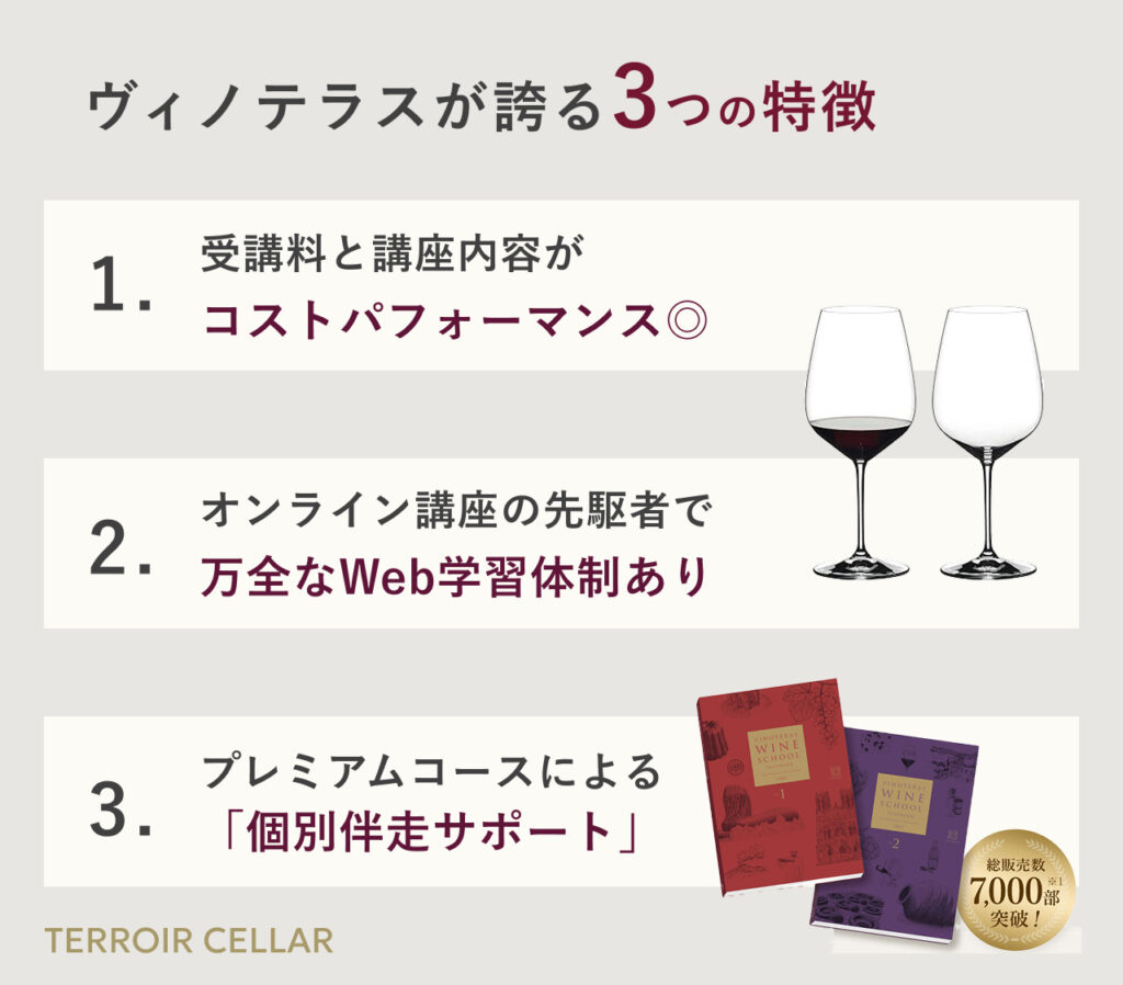 ヴィノテラスの特徴3選